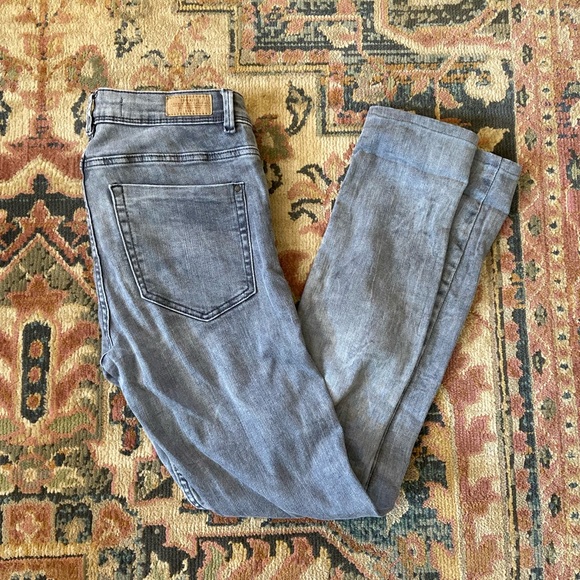 Zara Slate Color Skinny Jeans - Zara Jeggings - Picture 1 of 10